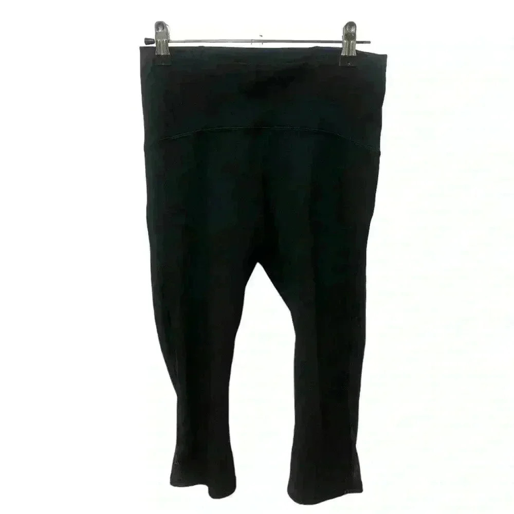 Lululemon Black Train Times Crop Leggings Size 6